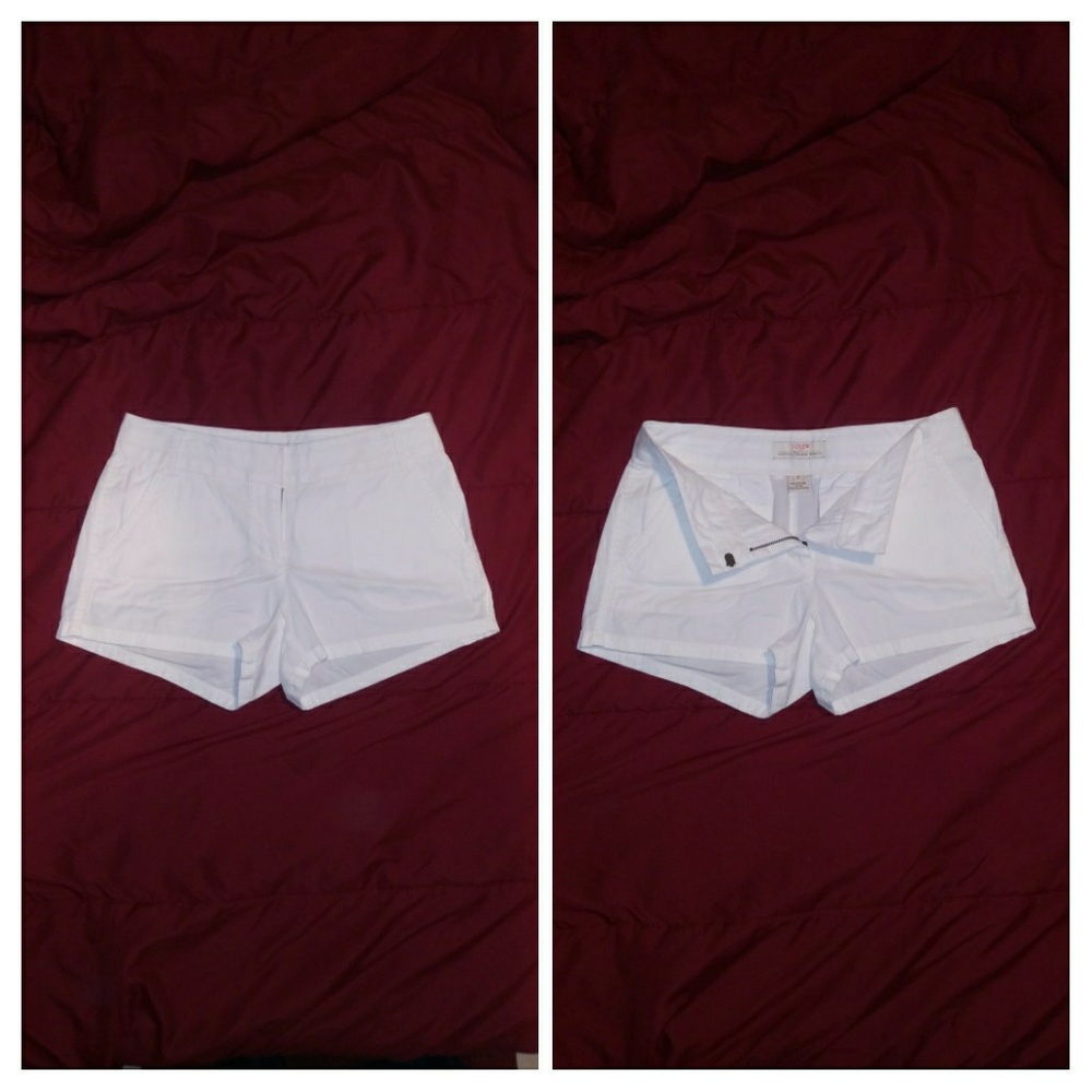 J. Crew Chino Shorts White Size 2